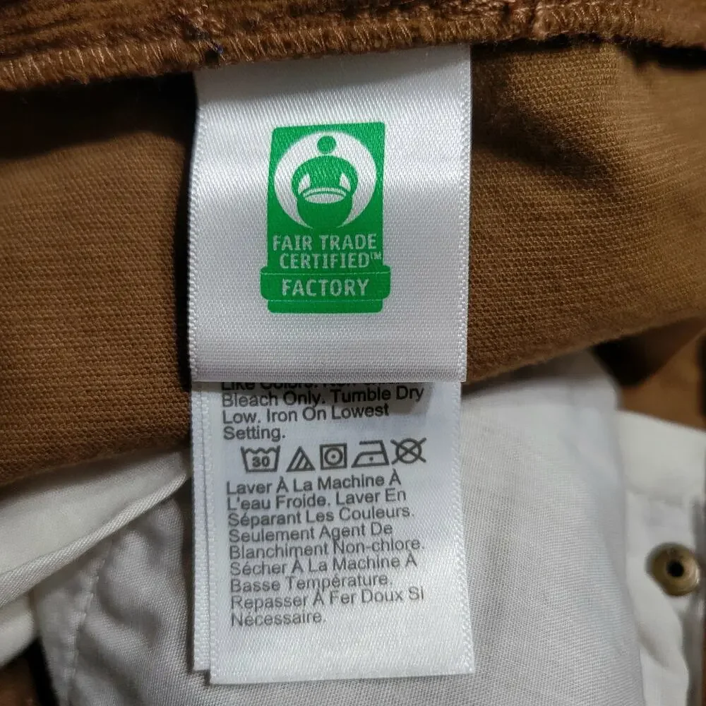 J Crew Pants Mens 34x34 Golden Brown Flex Slim Corduroy Jeans Stretch Preppy